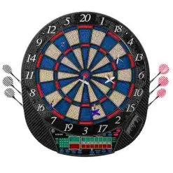 Electronic Dartboard With Darts Cricket